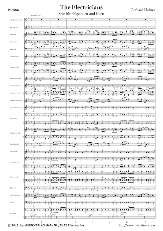 Product gallery: Page 1 of 11 The Electricians, , (large wind orchestra)