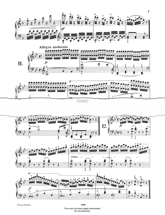 Produktgalerie: Seite 1 von 1 Study (Op. 821, No.12), Carl Czerny, Klavier