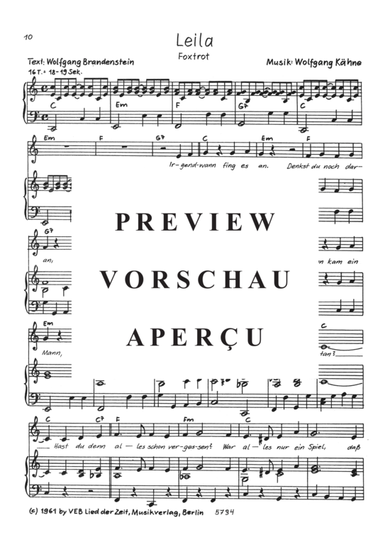 Product gallery: Page 13 of 21 Eine Welt ohne dich , , Piano and Voice