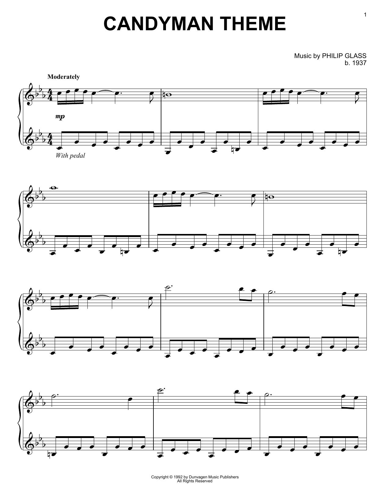 Produktbild zu: Candyman Theme (from Candyman)