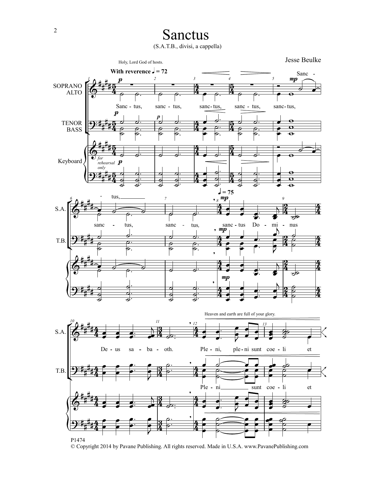 Produktbild zu: Sanctus