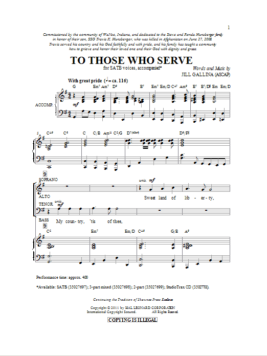 Produktbild zu: To Those Who Serve