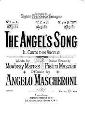 cover: The Angel's Song, Angelo Mascheroni