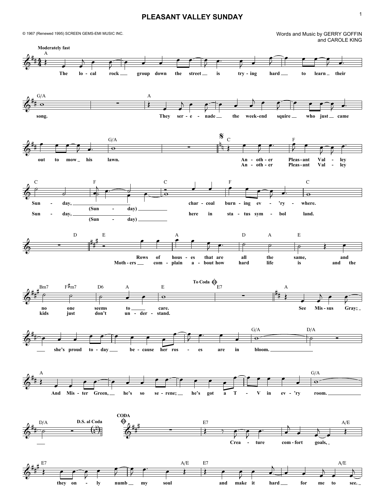 Produktbild zu: Pleasant Valley Sunday