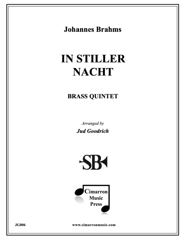 cover: In stiller Nacht (In the Still Night), , Blechbläser Quintett