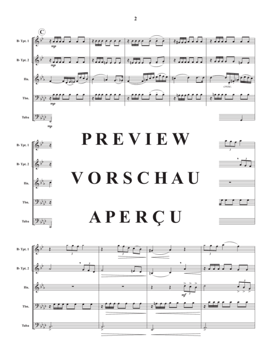 Produktgalerie: Seite 4 von 10 Lied ohne Worte , , (Blechbläser Quintett)