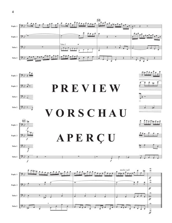 Product gallery: Page 6 of 18 Fugue in g minor , , (Tuba Quartett EETT)