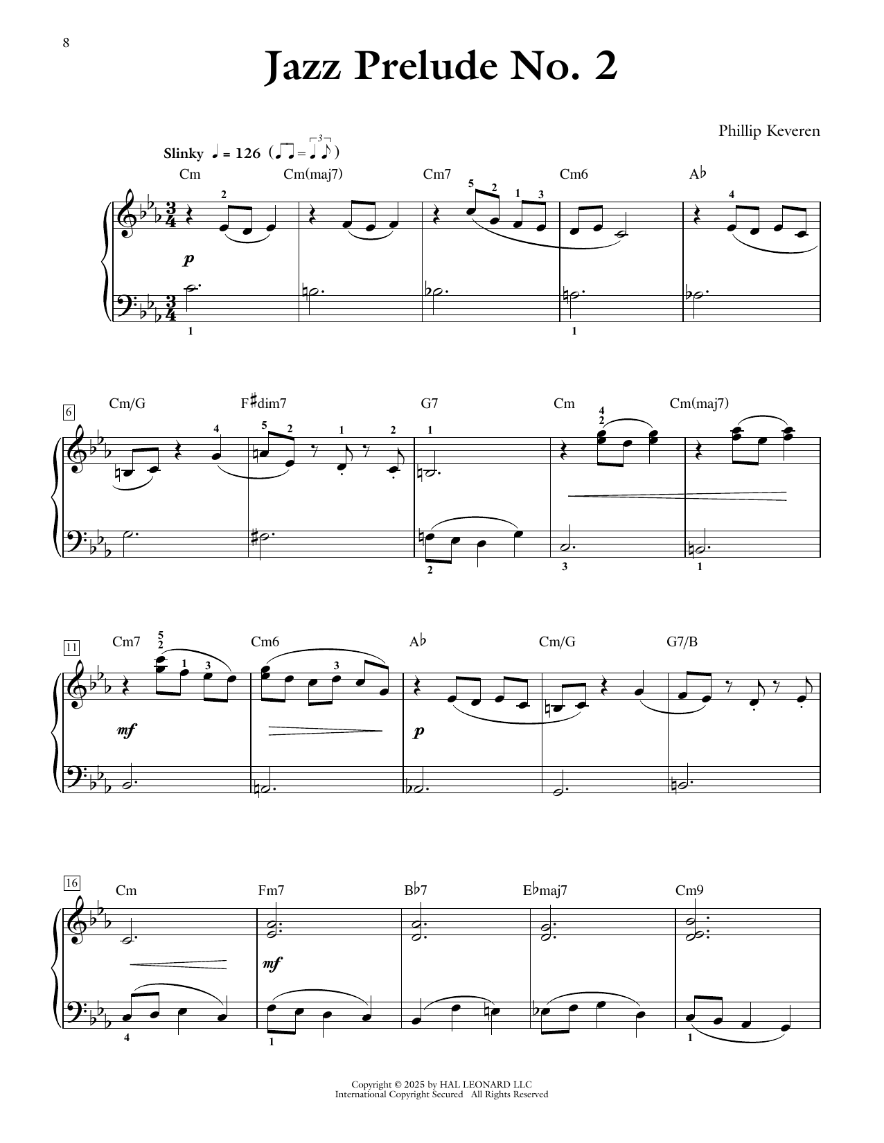 Produktgalerie: Seite 1 von 1 Jazz Prelude No. 2, Phillip Keveren, Klavier