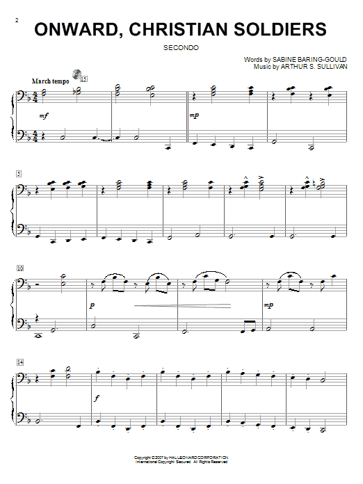 Product picture to: Onward, Christian Soldiers (arr. Larry Moore)