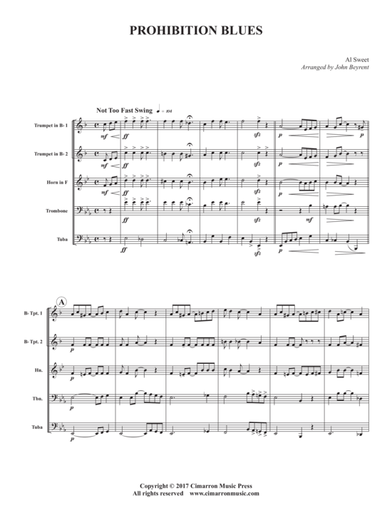 Produktbild zu: Prohibition Blues Al Sweet