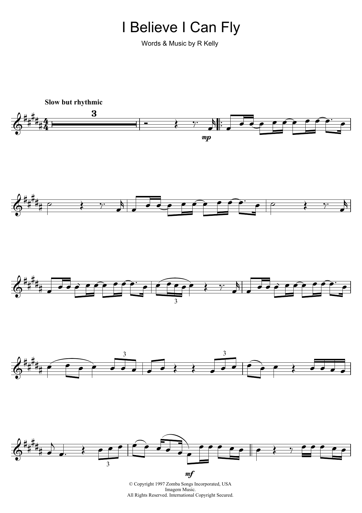 Product gallery: Page 1 of 1 I Believe I Can Fly, R. Kelly