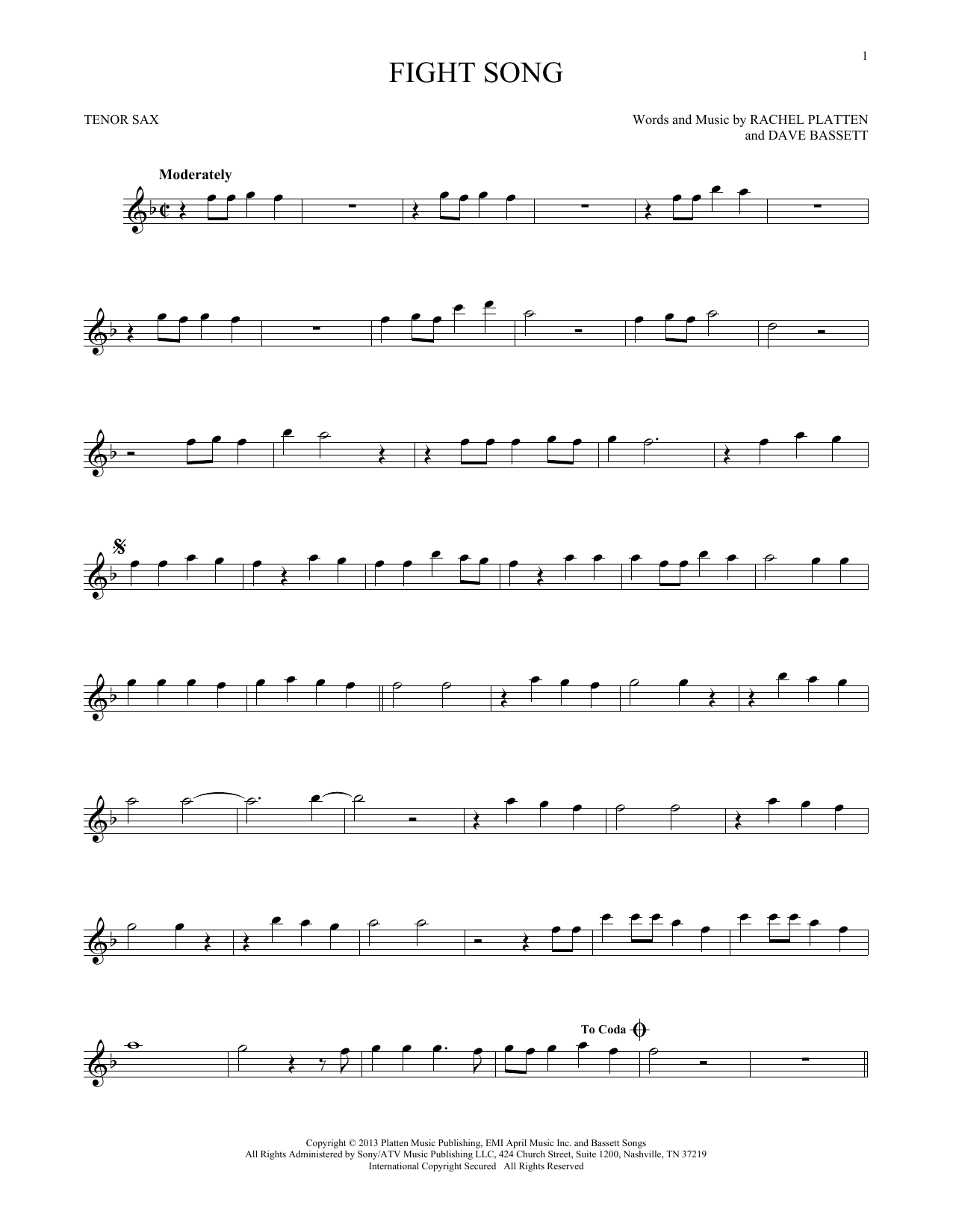 Product gallery: Page 1 of 1 Fight Song, Rachel Platten
