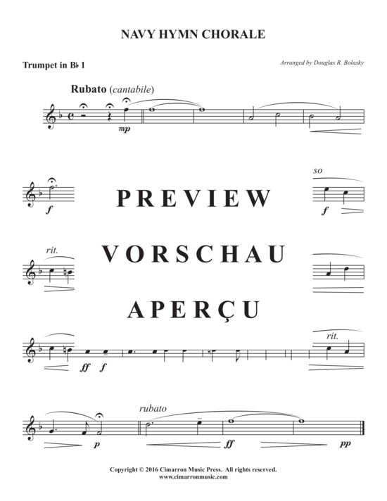 Produktgalerie: Seite 4 von 8 Navy Hymn Chorale , , (Blechbläserquartett)
