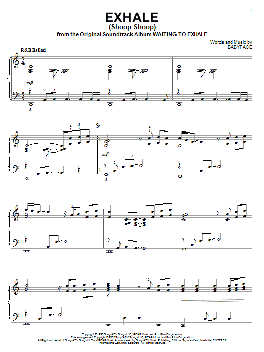 Product gallery: Page 1 of 1 Exhale (Shoop Shoop), Whitney Houston