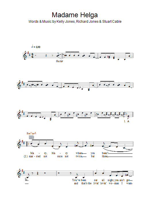 Produktgalerie: Seite 1 von 1 Madame Helga, Stereophonics, Melodieinstrument