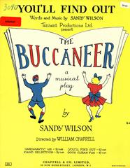 cover: You'll Find Out (from 'The Buccaneer'), Sandy Wilson, Gesang, Klavier