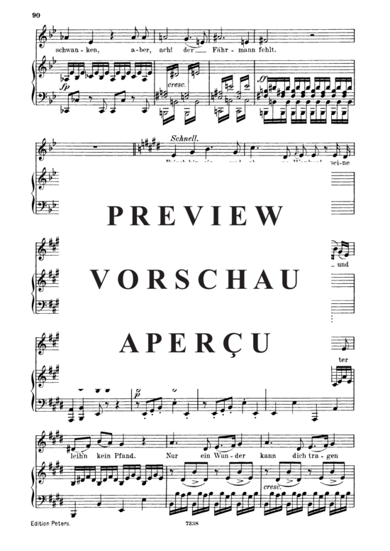 Product gallery: Page 7 of 8 Sehnsucht D.636 Ach, aus dieses Thales Gründen, , Medium Voice and Piano