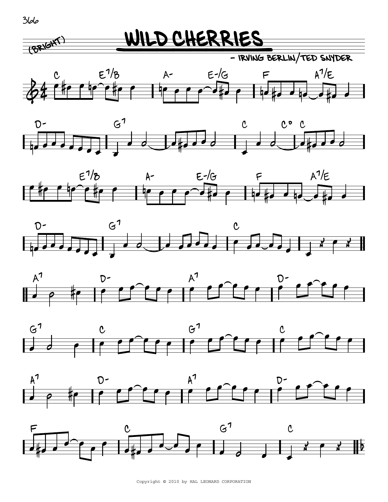 Produktbild zu: Wild Cherries (arr. Robert Rawlins)