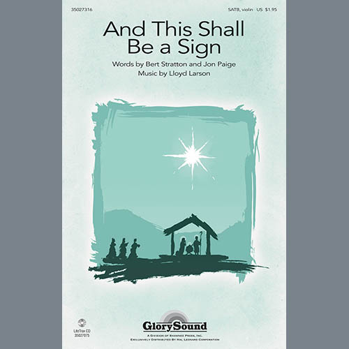 cover: And This Shall Be A Sign, Lloyd Larson, Chor