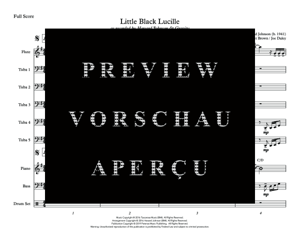 Produktgalerie: Seite 7 von 11 Little Black Lucille, , (Flöte Solo, 5x Tuba und Combo Band)