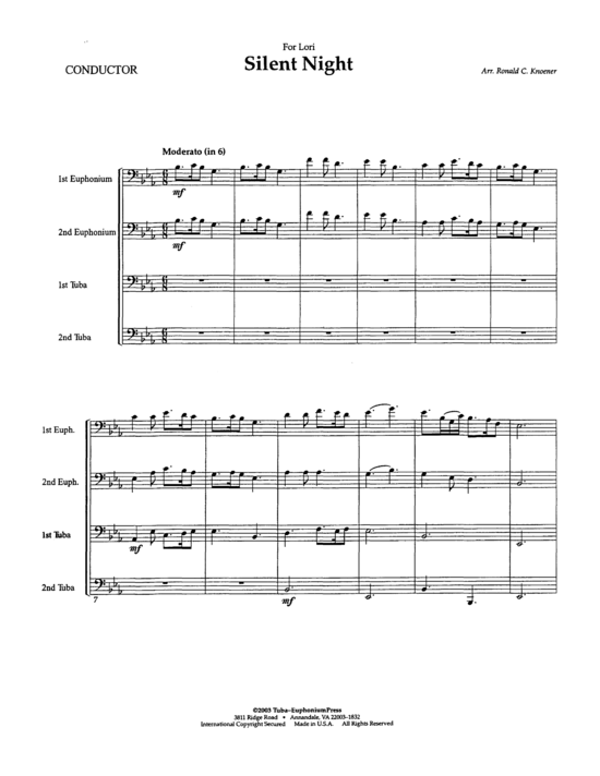 Product picture to: Silent Night Ronald Knoener