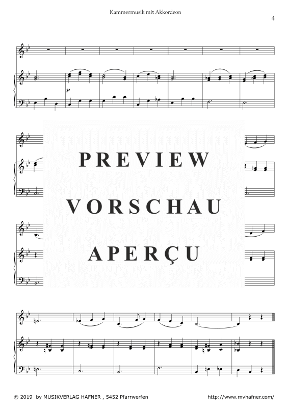 Product gallery: Page 8 of 11 Kammermusik mit Akkordeon, , (melody instrument in C and accordion)