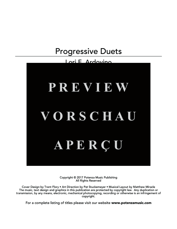 Product gallery: Page 3 of 11 Progressive Duets, , (2 clarinets or clarinet and bass clarinet)