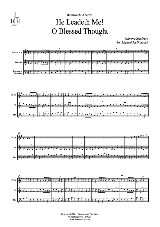 Produktbild zu: He Leadeth Me! O Blessed Thought Gilmore/Bradbury