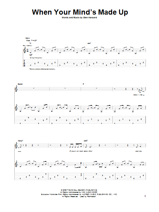 Produktbild zu: When Your Mind's Made Up (from Once)