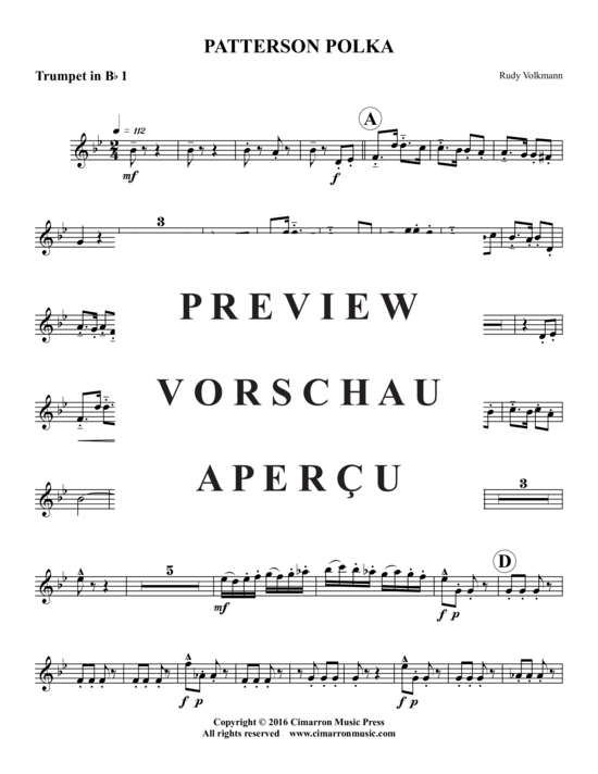 Produktgalerie: Seite 9 von 18 Patterson Polka , , (Blechbläserquintett)