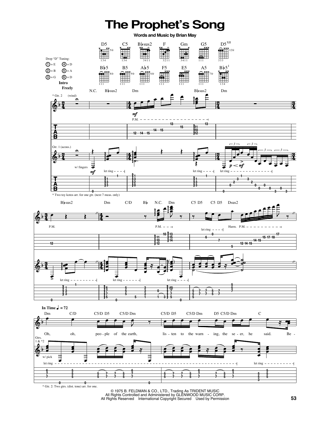 Produktbild zu: The Prophet's Song