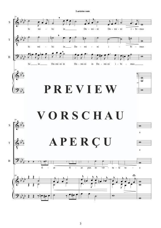 Produktgalerie: Seite 4 von 8 Laetatus sum - Eucharistic Chant (Psalm 121), , Gemischter Chor STB und Orgel