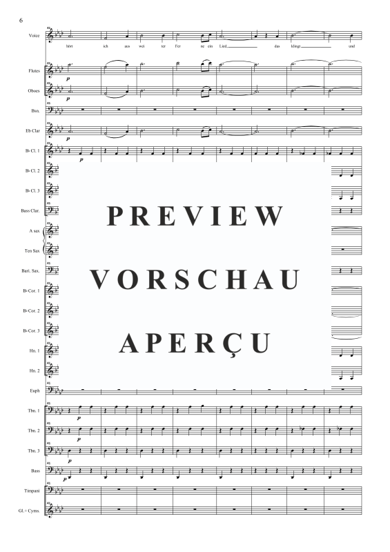 Product gallery: Page 9 of 11 Vienna, City of my Dreams, , Solo Voice and Concert Band
