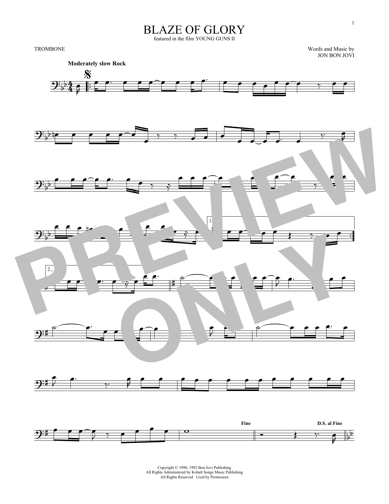 Product gallery: Page 1 of 1 Blaze Of Glory, Jon Bon Jovi