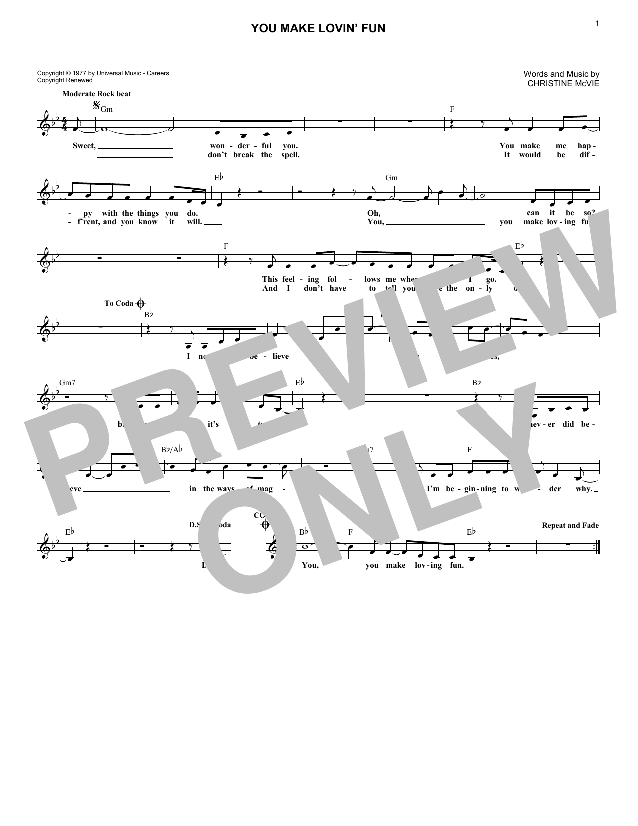 Produktbild zu: You Make Lovin' Fun