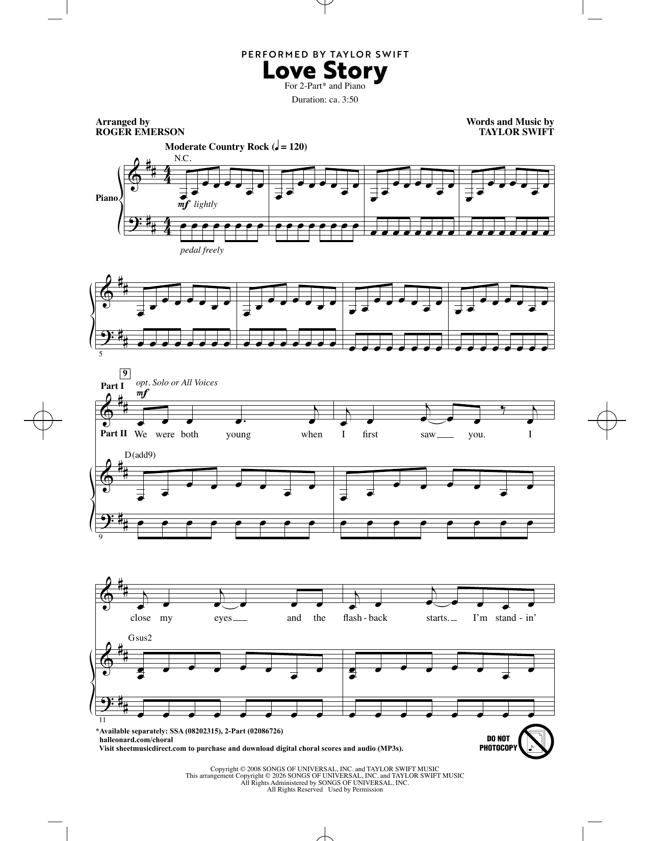 Product picture to: Love Story (arr. Roger Emerson)