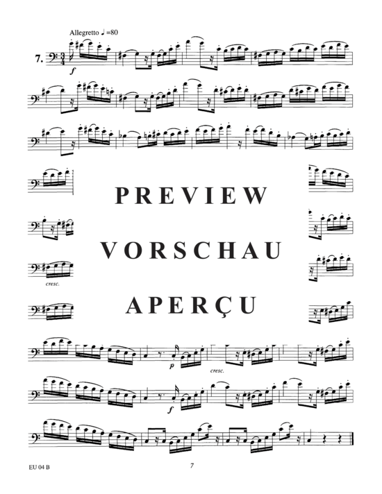 Product gallery: Page 11 of 21 Etudes for Euphonium, Vol. 4 , , (Euphonium Solo)