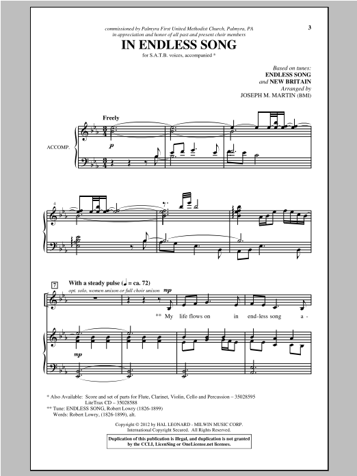 Produktbild zu: In Endless Song
