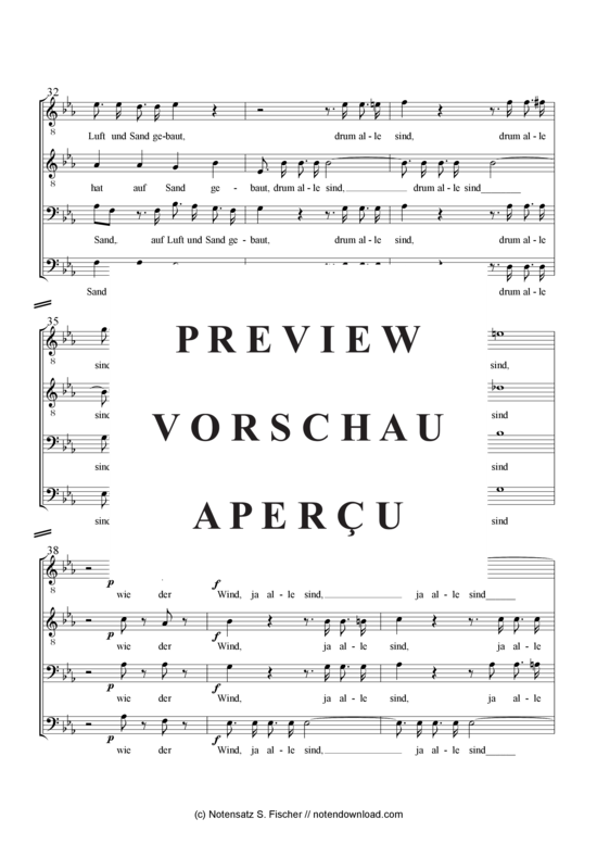 Product gallery: Page 5 of 7 Wer der Mädchen Schwüre traut (Kanon) , , Men's Choir