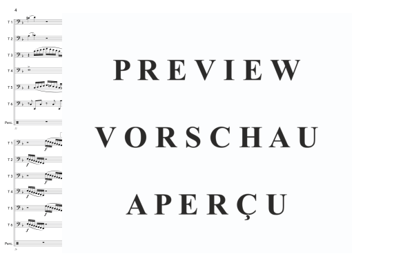 Produktgalerie: Seite 8 von 11 Finale from Symphony No. 4, , (Tuba Ensemble 6x Tuba und Percussion)