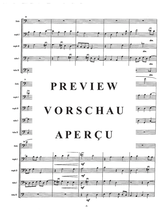 Product gallery: Page 5 of 18 Qvem uidistis pastores , , (Tuba Quartet EETT + Euphonium Solo)