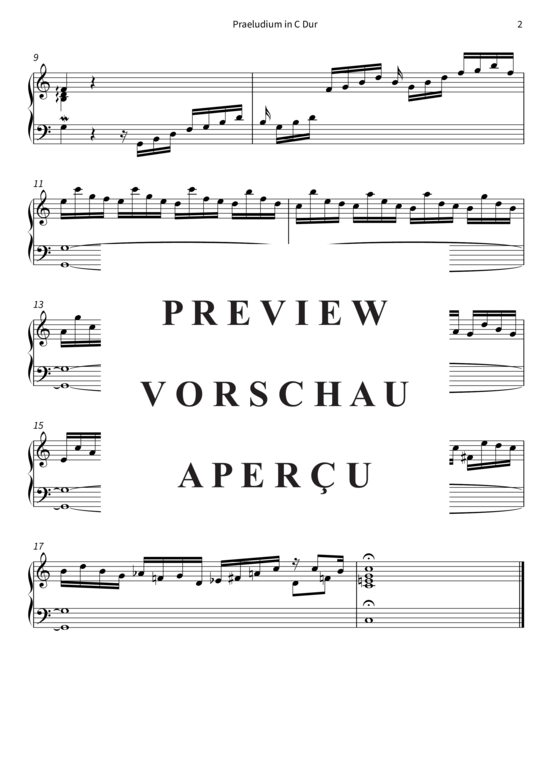 gallery: Praeludium in C Dur - BWV 924 , , (Klavier Solo)