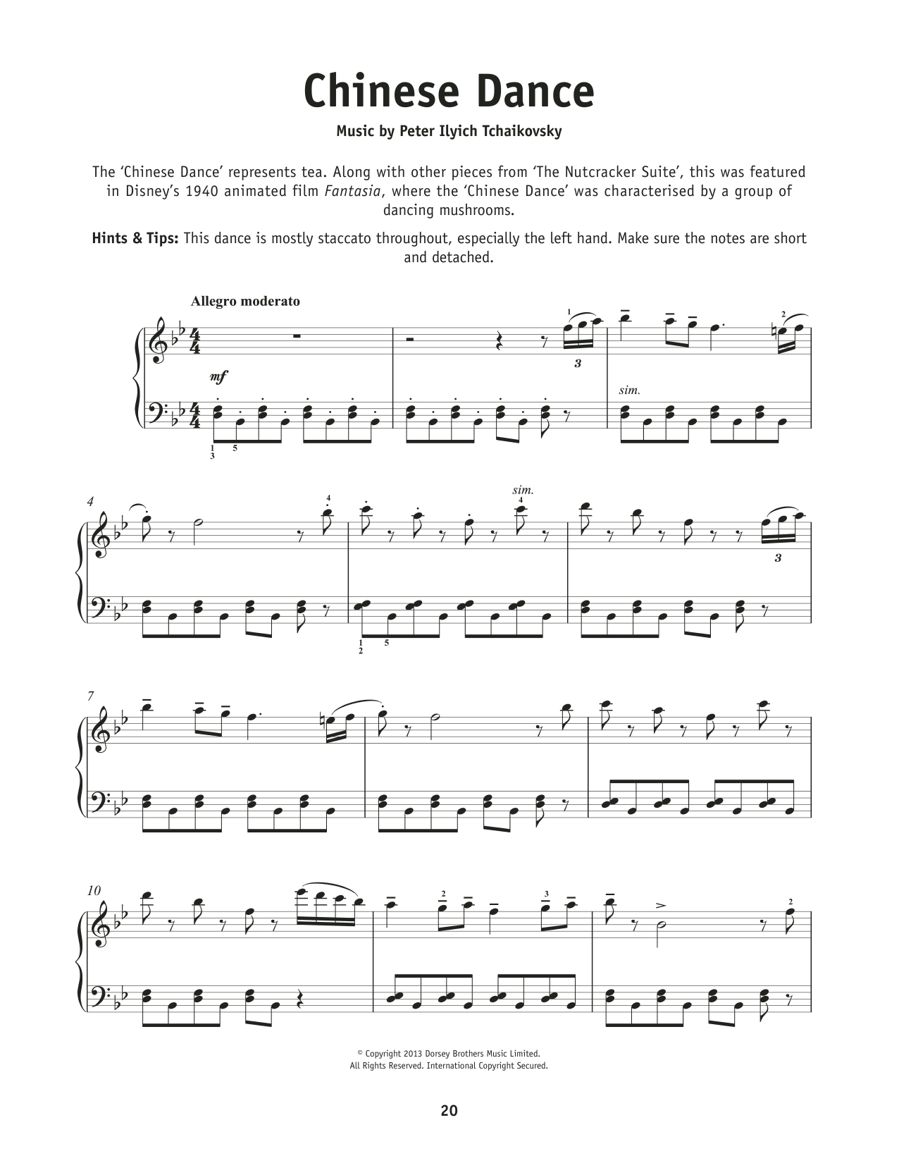 Produktbild zu: Chinese Dance ("Tea"), Op. 71a