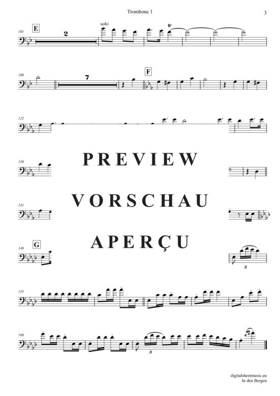 Product gallery: Page 11 of 21 In Den Bergen , Avsenik, Slavko, (Trombone Trio + Piano)