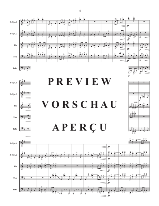 Produktgalerie: Seite 7 von 18 Humoresque , , (Blechbläserquintett)