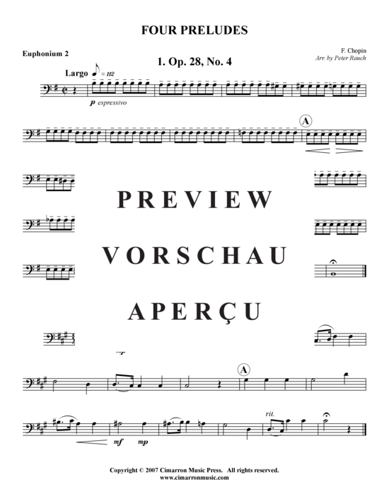 Product gallery: Page 10 of 17 Vier Prelude , , (Tuba Quartet: 2x Baritone, 2xTuba)