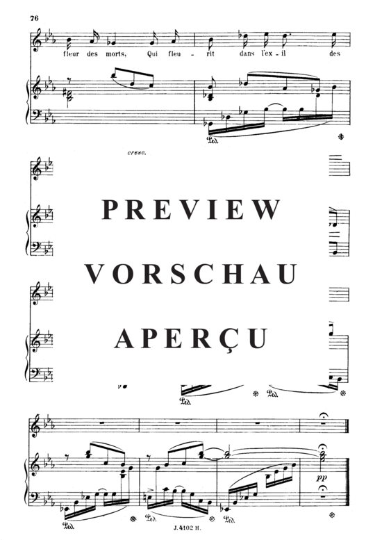 Product gallery: Page 4 of 4 Les présents Op.46 No.1, , Medium Voice and Piano