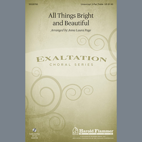 cover: All Things Bright And Beautiful (arr. Anna Laura Page), Traditional, Chor