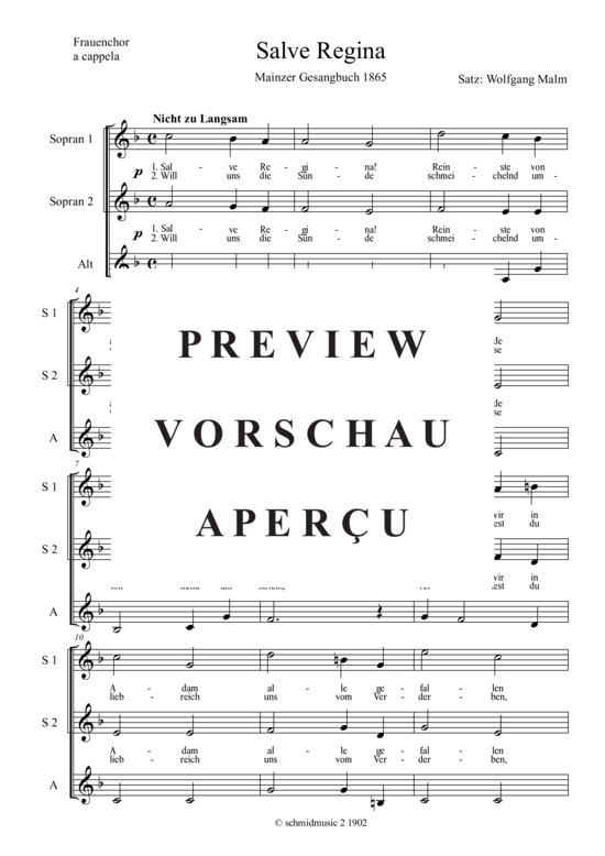 Product gallery: Page 2 of 3 Salve Regina , , (female choir SSA)