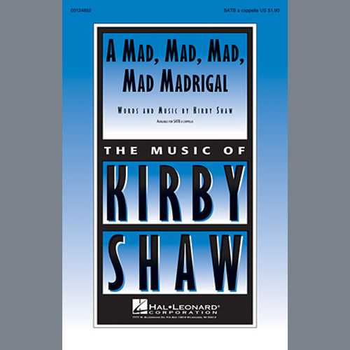 cover: A Mad, Mad, Mad, Mad, Madrigal, Kirby Shaw, Chor